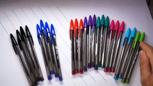 Combo 10-20-30 Bút Bi xanh dương/ đen siêu êm nét đậm giá sỉ - BIC Cristal Xtra Bold Ballpoint Pen Bold Point (1.6mm)