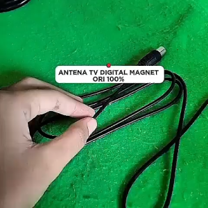 B02 ANTENA TV DIGITAL KABEL 3 METER MAGNET ORI 100%INDOOR SUPER JERNIH SINYAL SIGNAL OUTDOOR
