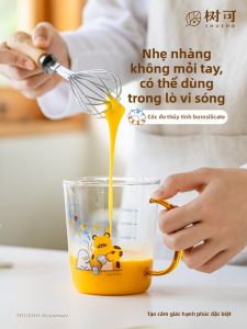 SHUEHO | Hug Design Measuring and Egg Beating Glass Cup Milliliter