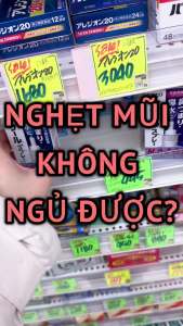 Date T1/2028 Xịt xoang mũi ngạt mũi 30ml nội địa Nhật Bản