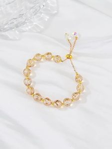 Crystal Bracelet Gelang Kristal Wanita Warna Warni Gelang Batu Kristal Dapat Disesuaikan Gelang Cristal