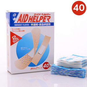 【Japan POCKET】 40pcs/1Box Two sizes Waterproof band aid  Band Aid Band aid waterproof Wound dressing patch waterproof Plaster for wounds Bandage for wound Bandaid waterproof Wound dressing Wound patch waterproof