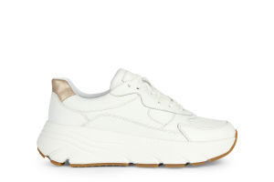 GEOX Ladies D Diamanta Sneakers - White D45UFB-085NF-C1327S4