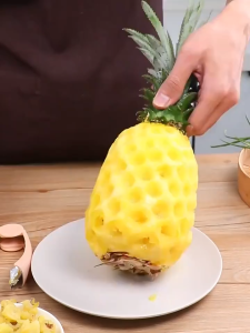Stainless Steel Pineapple Peeler Pineapples Clip Easy Pineapple Knife Cutter Corer Vegetable Fruit Hole Digger