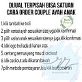 KEMEJA KOKO COUPLE AYAH ANAK (satuan) POLOS WARNA LIGHT GREY / ABU2 LENGAN PANJANG PENDEK FULLKATUN. 