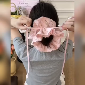 ผมแหวนลูกไม้สไตล์เกาหลี สำหรับผู้หญิง แบบฟูนุ่ม ปรับระดับได้