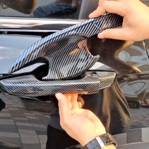【No-Questions-Asked Refund】 Safwan traders For TOYOTA FORTUNER 2016-2024 carbon fiber pattern car door handle bowl cover trim FORTUNER door handle garnish