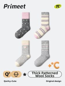 PRIMEET | 30% Wool Thermal Mid-calf Socks