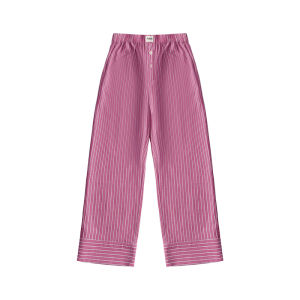 Fysea Classic Stripes Series Sleepwear Pure Cotton Long Pants Couples Home Clothes Can Be Worn outside Spring Summer Autumn