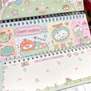 Sổ Tay Dây Chuyền Melon Dầm Pencil Spoon Sách Kế Hoạch Notebook Dây Chuyền Sách Viết Sổ Tay Kế Hoạch Sổ Tay Kế Hoạch Dây Chuyền