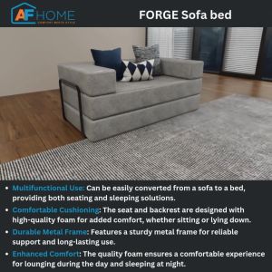 Forge Sofa Bed Living Room Dual Purpose - Affordahome Furniture