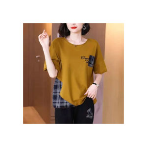 QIAOXIZI | Fashionable Slimming Loose T-shirt for Women 2025