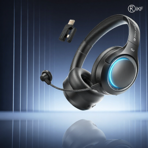 iKF | Tai Nghe Chơi Game Không Dây Bluetooth Hủy Tiếng Ồn 2.4G