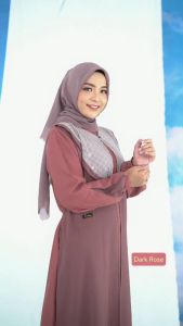 Gamis Wanita ABIKA Terbaru / ALBA DRESS / Fashion Muslim Kekinian 2024