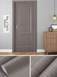 Modern Minimalist Waterproof Wood Grain Sticker Self Adhesive Desktop Wallpaper for Wardrobe Cabinet Furniture Renovation