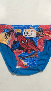 Grosir 12 Pcs / 1 Lusin CD Celana Dalam Anak Laki Laki Lusinan Murah Motif Spiderman Merk Vinvin
