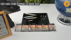 Nối link câu cá biển số 8 kết hợp ổ bi xoay kiểu Nhật Split Ring Thép không gỉ Inox 304