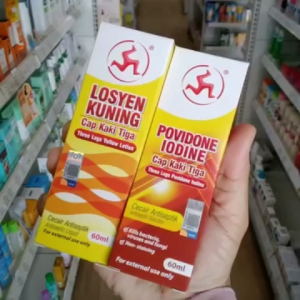 3 Legs Losyen Kuning Cap Kaki Tiga / Yellow Lotion (30ml / 60ml)