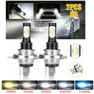 2Pcs H4 H7 LED 20000Lms Car Headlight H11 H8 H9 H10 H1 H3 Car Fog Light Bulbs 9005 9006 Auto Driving Running Lamps 55W 12V 24V