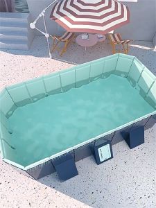 swimming pool Non-inflatable folding swimming pool Suitable for children and families Large swimming pool Large size bathing pool