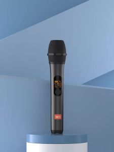 Wireless Microphone M23 UHF 2 Channel Karaoke System With Rechargeable Receiver Cordless Handheld Mic For Church Party Speaker