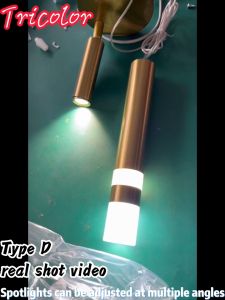 Tri-Color Bedside Chandelier Dining Room Ceiling Light Chandelier Kitchen Area Modern Chandelier