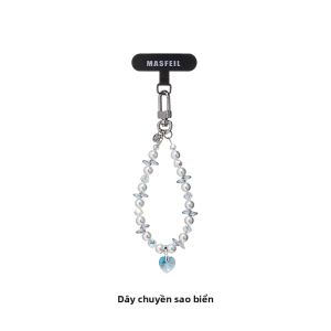 MASFEIL | Dây treo điện thoại di động Ocean Star Dây xích treo ngắn thích hợp cho hộp đựng điện thoại di động Apple 17 phụ kiện túi mặt dây chuyền mặt dây chuyền Internet người nổi tiếng cô gái nhỏ tươi