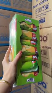 Combo 4 hộp Bánh Bông Lan Tipo Cuộn Cốm 360g