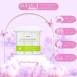 [CHÍNH HÃNG] Bông tẩy trang Miniso 180 miếng Nhật Bản Only The Purest