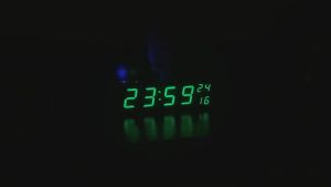 Đồng Hồ Kỹ Thuật Số Wifi 1.2 Màn Hình LED 24 Giờ Có Hiển Thị Nhiệt Độ Và Báo Thức Mạng Không Dây Đồng Hồ Định Giờ Điện Tử Để Học Tập Tại Nhà