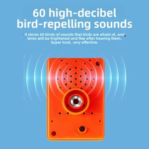 XIANGZONGBING | Ultrasonic Automatic Solar Bird Repeller