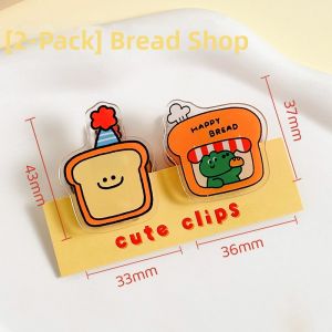 SANNIANERBAN | Double-Sided Acrylic Clip High-Visual Appeal Clips