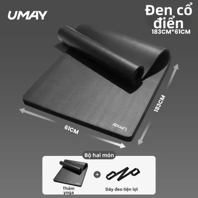 Umay | Thảm Yoga Dày Dặn Dùng Tập Luyện Tại Nhà Chống Sốc Chống Trượt