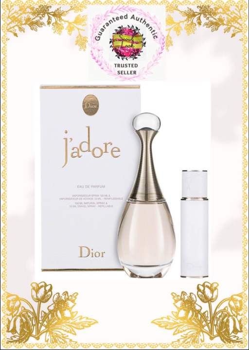 Dior J'adore 香水 100ml 大小セット J'ADORE by DIOR SET 2 pc's👑3.4 OZ & 0.34 OZ EAU DE PARFUM