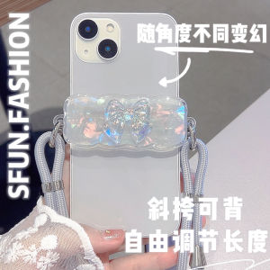 สายคล้องโทรศัพท์แบบปรับได้พร้อมหัวเข็มขัดแบบปรับได้สำหรับผู้หญิง สายคล้องคอ สายโซ่แบบยืดหยุ่นสุดไฮเอนด์ พร้อมหัวเข็มขัดแบบแยกออกได้