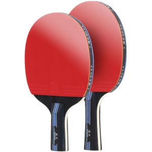 Racquet Boka Ping Pong 2 ชิ้นสำเร็จรูปสำหรับนักเรียนประถมศึกษาและผู้ใหญ่ วิธีจับ Racquet Ping Pong แบบขวางและตรง