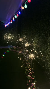 New 4PCS 360LED Solar Firework Light Outdoor Waterproof Garden Light Solar Lawn Light 8Modes Flashing Decoration Lights