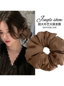 ยางรัดผมผ้าลายถุงยูนิคอร์ปุ่มใหม่สำหรับผู้หญิง ยางรัดผมทรงหางม้า ยางรัดผมยืดหยุ่น ตกแต่งผมแบบหนีบหัว