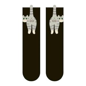 Tất Hình Mèo Dễ Thương Có Quả Bóng 1/5 Đôi Chất Liệu Cotton Mềm Mại Thoáng Khí Kiểu Dáng Ống Trung Bình Họa Tiết Hoạt Hình Ngộ Nghĩnh Quà Tặng Độc Đáo Dành Cho Người Yêu Mèo.