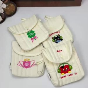 1PC Kem Ánh Trăng Sự Kiện Sinh Viên Băng Vệ Sinh Bảo Mật Túi Bảo Quản Giá Trị Thẩm Mỹ Cao Polyester Son Môi Túi Trang Điểm
