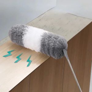 Retractable Duster สแตนเลส 2.8m LongHandle Dusting ไก่ฝุ่นเครื่องมือแปรงทําความสะอาดรถยนต์ไมโครไฟเบอร์ Feather Duster House