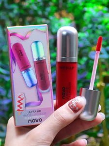 Novo Velvet Matte Lip Glaze Waterproof Long-lasting No Transfer Colorful Lip Gloss for Any Skin Type Moisturizing Lipstick