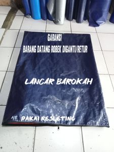 karung terpal pakai resleting tersedia banyak ukuran jumbo dan bisa kostum sesuai kebutuhan bahan Korea merek oriental berkualitas
