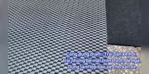 Thảm Lót Sàn Cao Su 3D Kích Thước 120cm x 150cm Thảm Tổ Ong Dạng Cuộn Dày Không Bị Vụn Vỡ thảm lót chân 3D