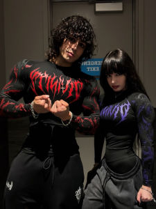ORGN | Gothic Dark Training Long Sleeve Tights T-Shirt Fall Winter