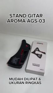 Aroma AGS-03 Stand Gitar Lipat: Solusi Tepat untuk Pemula