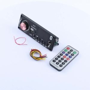 occkic | Bluetooth 5.1 MP3 WMA WAV Decoder Board 12V Handsfree 6.5mm Microphone USB TF FM Car Audio Music Player Speaker Volume Control