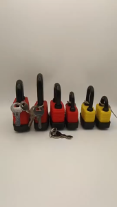 High Strength Water-Proof Laminated Safety Padlock Shackle Length Pad Lock