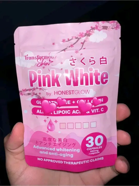 pink white glutathione Capsule By Honest Glow Content_Opt_26_01 A Simple HPLC-UV Method Set Size:2 x 100mg