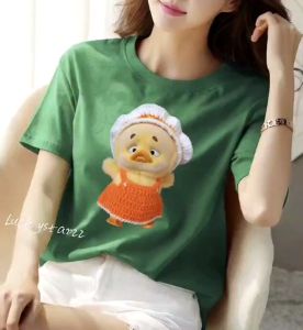 KAOS ATASAN UPSET DUCK/COTTON COMBED WANITA